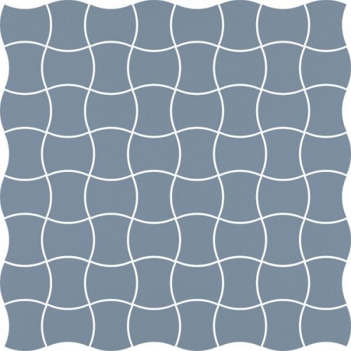 Modernizm Blue Мозаика 30,8х30,8 (чип 3,6х4,4)