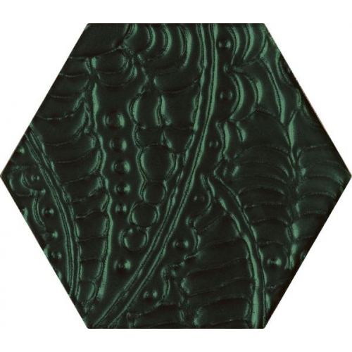 Urban Colours Green Inserto Szklane Heksagon Декор 19,8х17,1