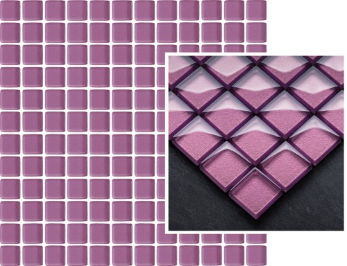 Uniwersalna Mozaika Szklana Wrzos Мозаика 29,8х29,8 (чип 2,3*2,3)