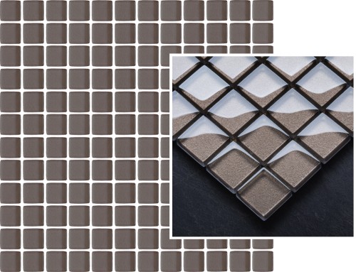 Uniwersalna Mozaika Szklana Grigio (чип 2,3*2,3)