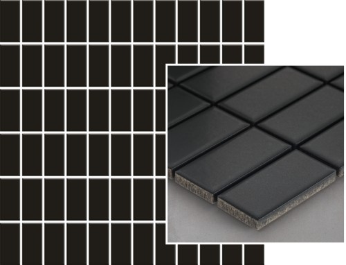 Albir Nero мозаика 29,8х29,8 (чип 2,3*4,8)