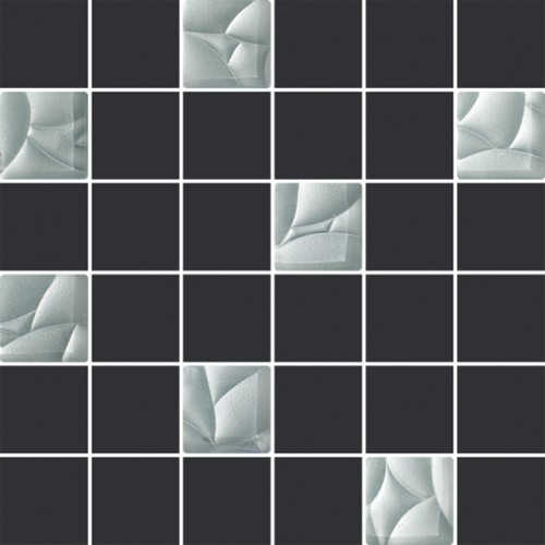 Esten Grafit/Silver мозаика 29,8х29,8 чип (4,8*4,8)