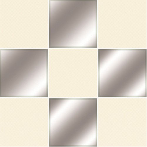 Mystic Bianco Ciete Mix Poler Мозаика 28,6х28,6 (чип 9,4х9,4)