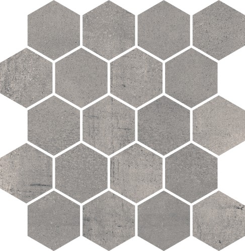 Space Grafit Mozaika Hexagon poler Мозаика 25,8x28