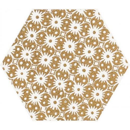 Shiny Lines Gold Heksagon Inserto D Декор 19,8х17,1