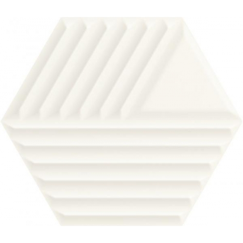 Woodskin Bianco Heksagon Struktura C Плитка настенная 19,8х17,1