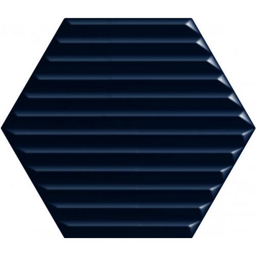 Intense Tone Blue Heksagon Struktura B плитка настенная 17,1x19,8