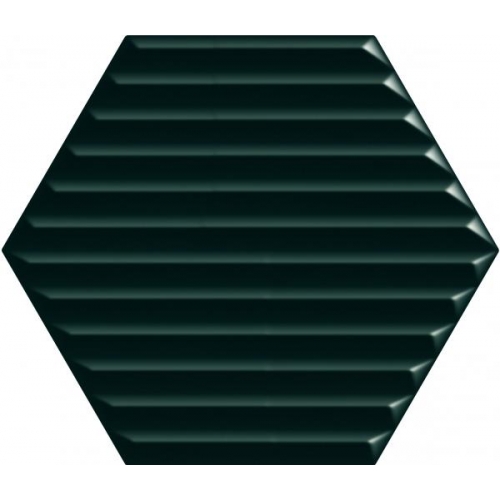 Intense Tone Green Heksagon Struktura B плитка настенная 17,1x19,8