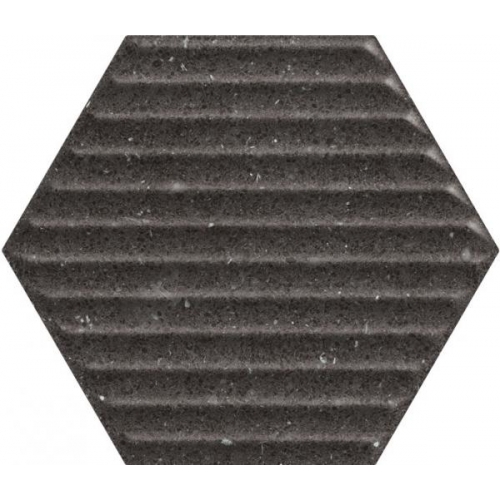 Space Dust Nero Heksagon Struktura B плитка настенная 19,8x17,1